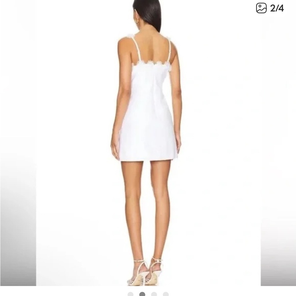 Likely White Floral Mini Dress - Picture 8 of 12